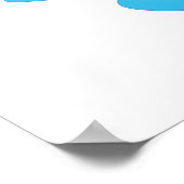 Poster Tropical Island Beach Turtle Palm Tree Picnic (Coin)