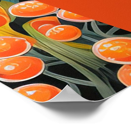 Poster Tropical Orange Paradise Mimosa Bar (Coin)