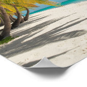 Poster Tropical Paradise Beach (Coin)