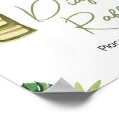 Poster Tropical Safari Jungle Animaux Déchets (Coin)