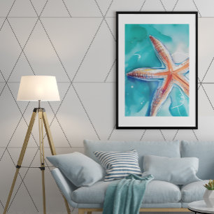 Poster Tropical Starfish