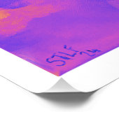 Poster Tropicana de palmier de Redland Bay (Coin)