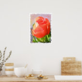 Poster Tropicana Rose - Peinture (Cuisine)