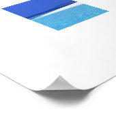 Poster Tropisch strand (Hoek)