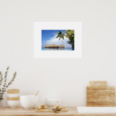 Poster tropische oceaan (Keuken)