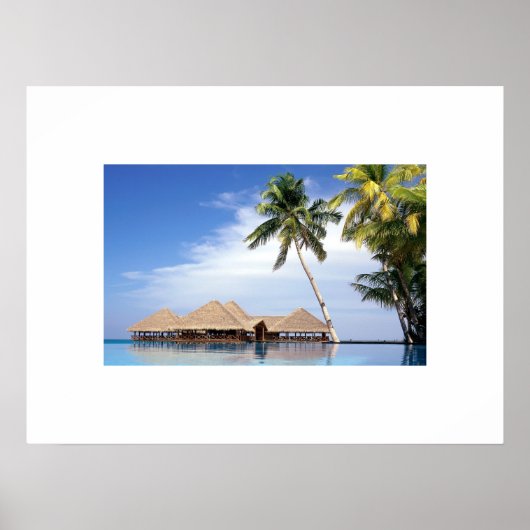 Poster tropische oceaan (Voorkant)