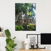 POSTER - Tropische tuin Bali (Thuiskantoor)