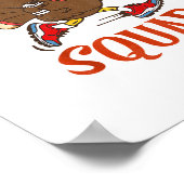 Poster Trot Squad Chemise Thanksgiving Turquie Trot Costu (Coin)