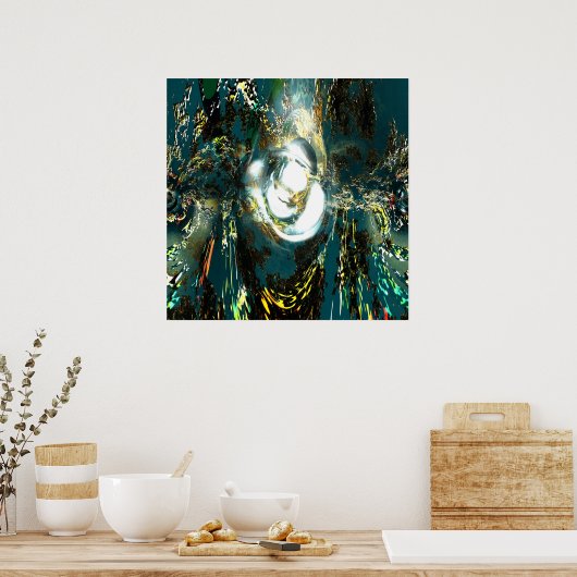 Poster trou blanc (Cuisine)