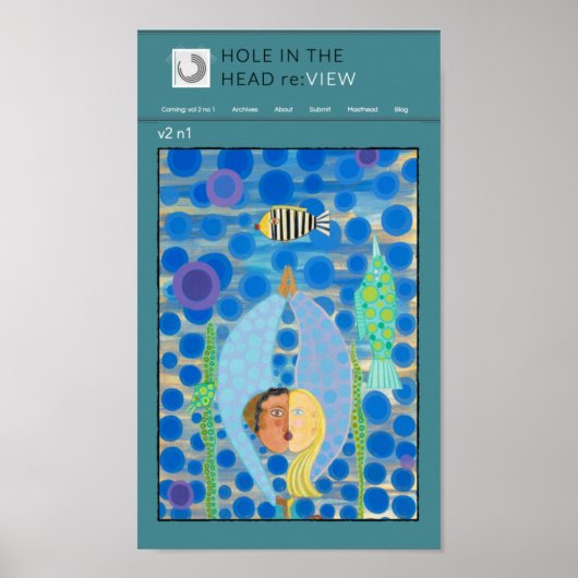 Poster Trou dans la couverture de l'examen en tête volume (Devant)