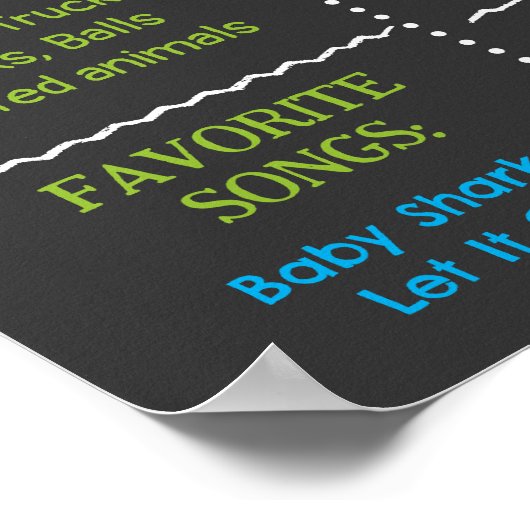 Poster Trou de golf en un anniversaire Jalon panneau (Coin)