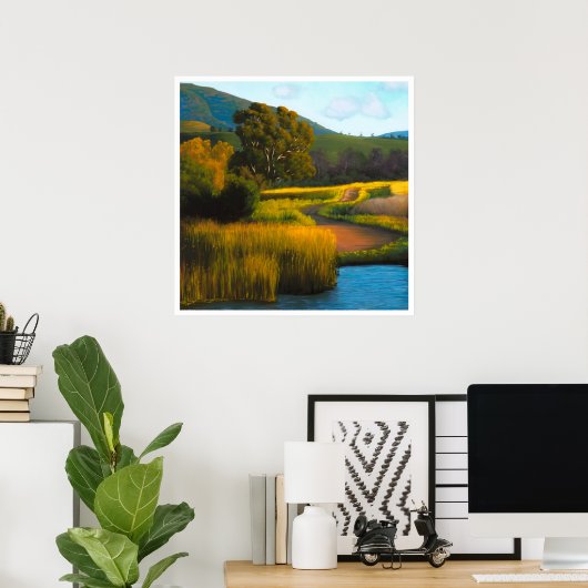 Poster Trou de pêche Cal Poly (Bureau à domicile)