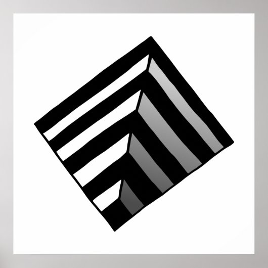 Poster Trou d'illusion optique (Devant)