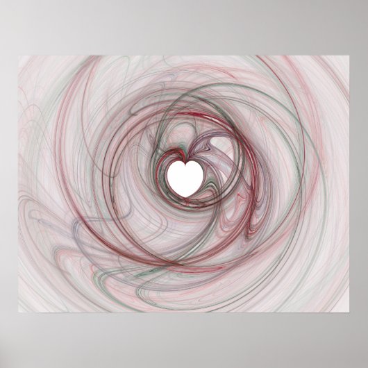 Poster Trou en forme de coeur (Devant)