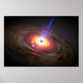 Poster Trou noir (Devant)