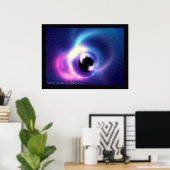 Poster Trou noir (Bureau à domicile)