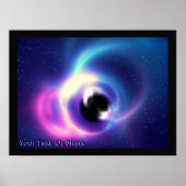 Poster Trou noir (Devant)