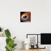 Poster Trou noir dans l'espace (Bureau à domicile)
