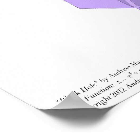 Poster Trou noir - Expression programmatique (Coin)