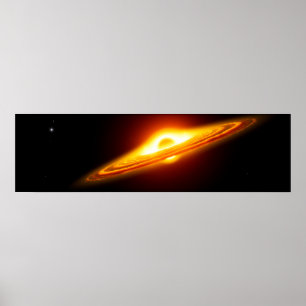 Poster Trou noir - Le phénomène cosmique ultime