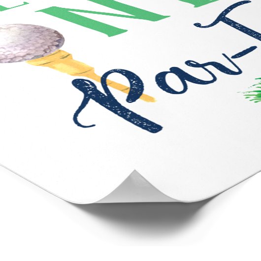 Poster Trou personnalisé en un signe d'anniversaire de go (Coin)