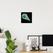 Poster Trou Terre/Noir (Bureau à domicile)