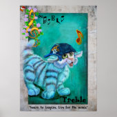 Poster Trouble avec l'affiche Treble (Devant)