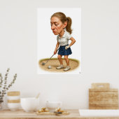 Poster Trouble de soute - Golf Art Print (Cuisine)