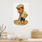 Poster Trouble de soute - Golf Art Print (Cuisine)