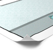 Poster Trouble drôle de colocataire de l'ours et du chat (Coin)