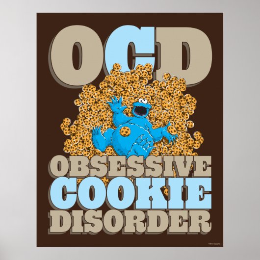 Poster Trouble obsessionnel des cookies (Devant)