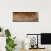 Poster Troupeau de bisons errants (Bureau à domicile)