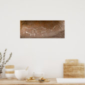Poster Troupeau de bisons errants (Cuisine)