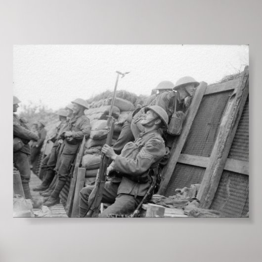 Poster Troupes britanniques à Trentin (Devant)