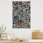 Poster Trous remplis de galets, CA (Cuisine)