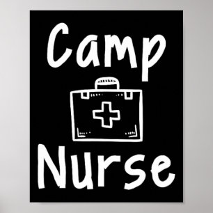 Poster Trousse de premiers soins pour infirmière de camp