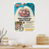 POSTER TROUSSE EN TÊTE DE POMME BRÛLÉE (Cuisine)