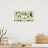 Poster Trout arc-en-ciel (Cuisine)