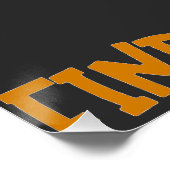 Poster Trouver la paix dans la pleine conscience thème (Coin)