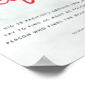 Poster Trouver Pacifique Baby shower Jeu Rustique Chic To (Coin)