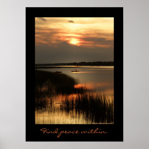 Poster Trouvez la paix à l'intérieur...