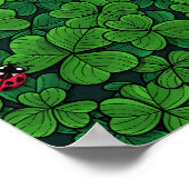 Poster Trouvez le trèfle chanceux (Coin)