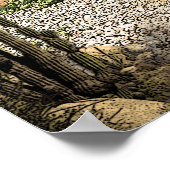 Poster Trouvez vos coups de pied sur la route 66 (Coin)