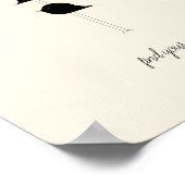 Poster Trouvez Votre Chemin Oiseaux mignons Dessin Rouge  (Coin)