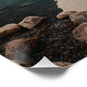 Poster Trouvez votre PAIX, belle, apaisant brillant (Coin)