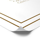 Poster Trouvez Votre Place Plan De Table De Mariage (Coin)