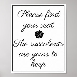 Poster Trouvez votre siège