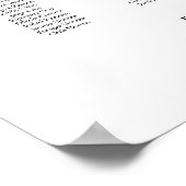 Poster Trouvez votre siège jusqu'à 20 tables plan de tabl (Coin)