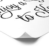 Poster Trouvez votre siège Profitez d'un verre à garder S (Coin)