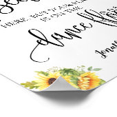 Poster Trouvez votre siège signe de mariage (Coin)